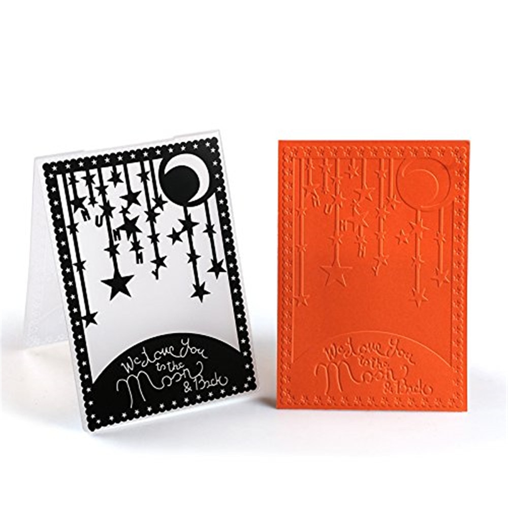 Halloween Christmas Embossing Folders Plastic Embossing Folder DIY Craft Template Paper Cards Making Tool Embossing Folders