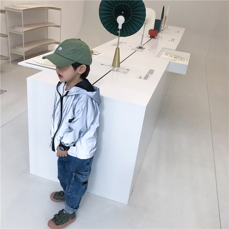 Children's Reflective Coats Autumn Spring Sports Jacket for Boys Breathable Girls Costumes Infantil Party Clothes