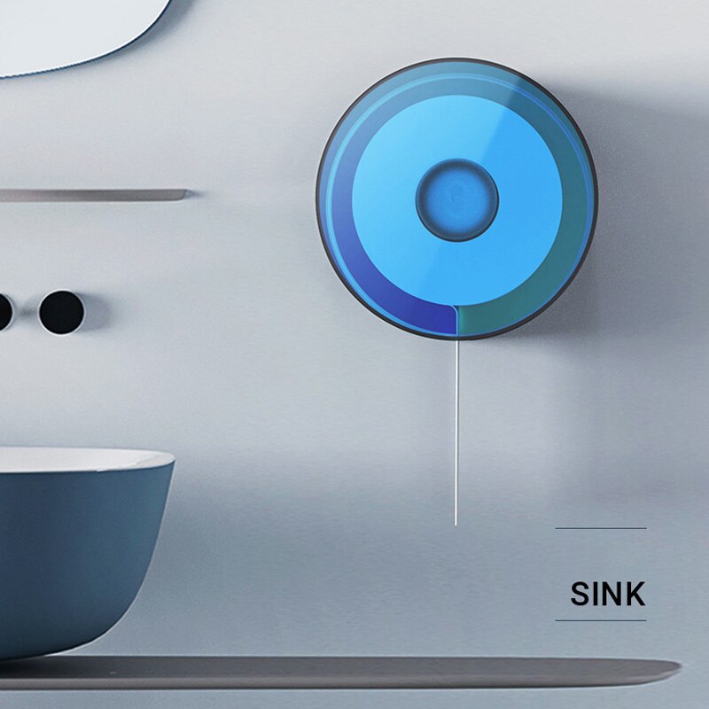 Punch-free Paper Reel Wall Mounted Frosted Translucent Waterproof Wall Mounted Bathroom Roll Paper Cylinder Paper Towel Box