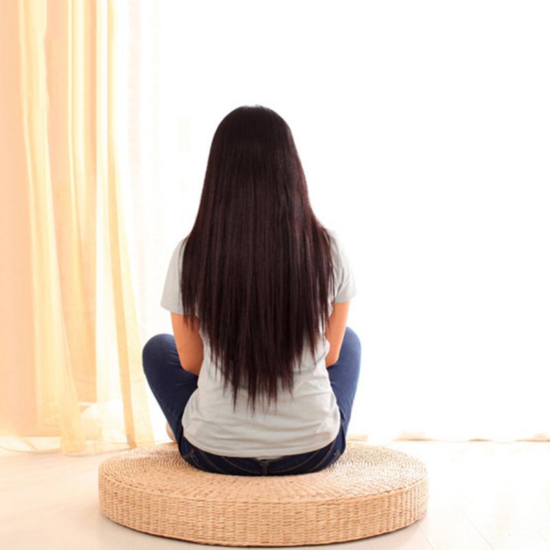 40Cm Ronde Poef Tatami Vloer Kussen Zitkussen Stro Meditatie Rotan Theeceremonie Aanbidding Boeddha Pad Thicken Zachte Yoga mat