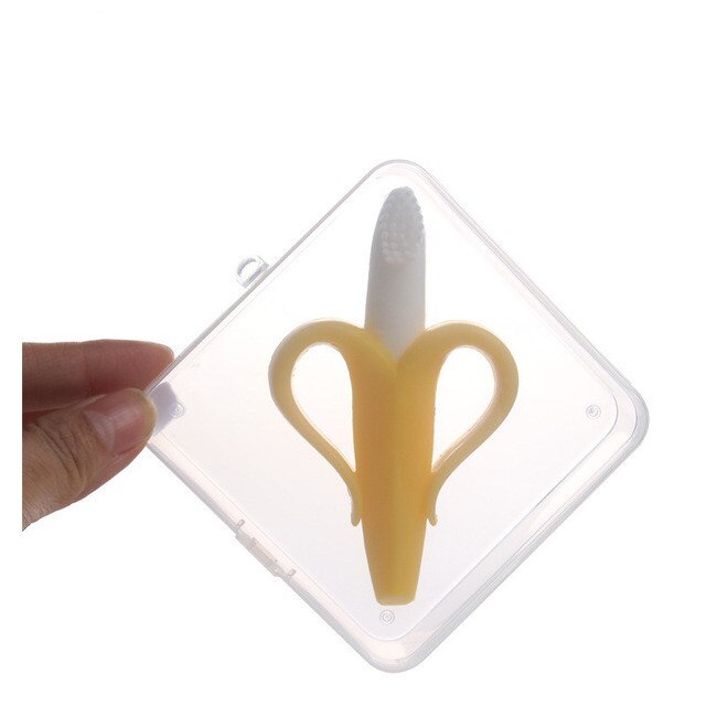 Hoge 1Pc Cartoon Aap Siliconen Peuter Molaren Pijnbestrijding Tool Kids Bijtring Ketting Tandjes Kralen Kraamcadeau