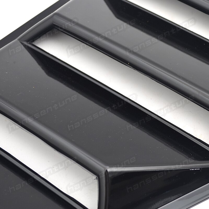 1 Pair OE Style Side Black Window Louvers Left & Right Side Fits For Mustang