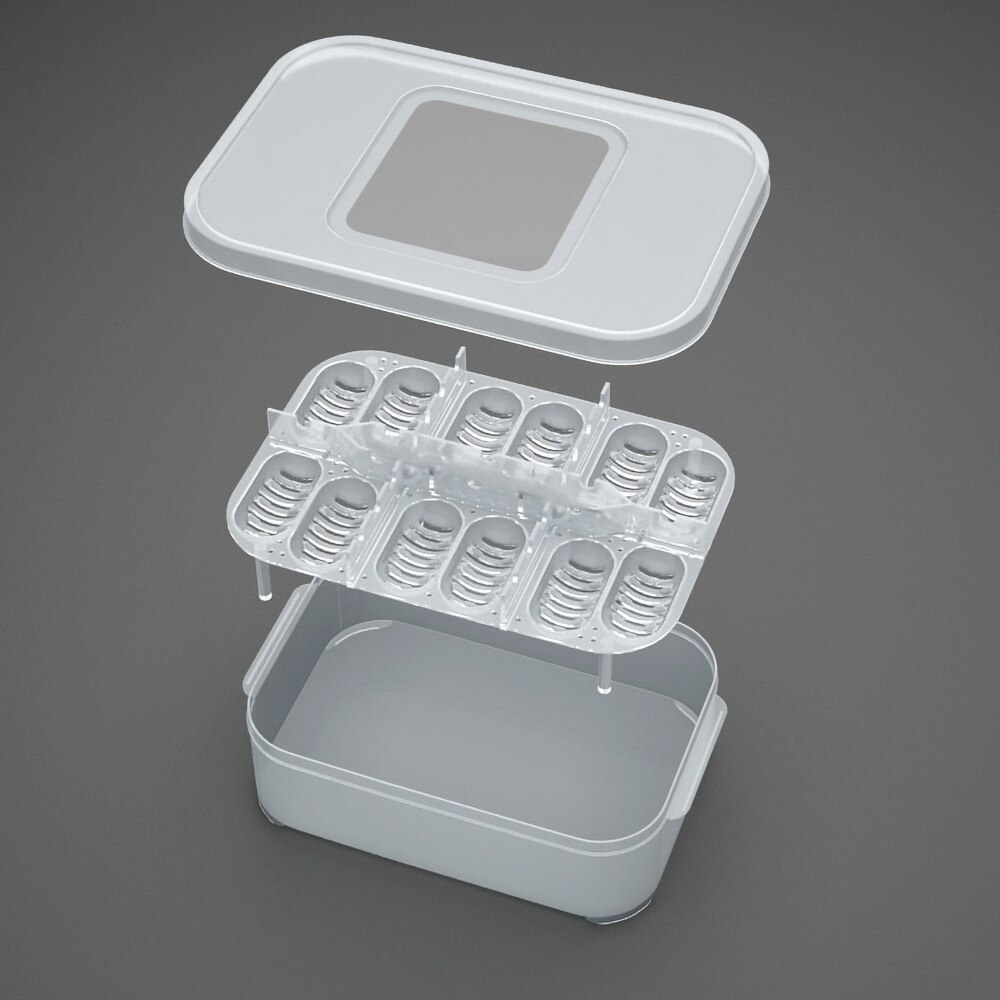 Bandeja de Reptiles para huevos, caja de Reptiles, caja de crianza de Reptiles, caja de incubación para Reptiles apta para incubar Reptiles lagartos de serpiente