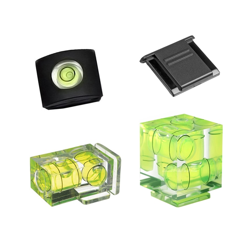 3 Axis 2 Axis Camera Level Shoe Waterpas Shoe Cover Bubble Niveau Bescherming Cap Voor Dslr Slr camera Accessoires