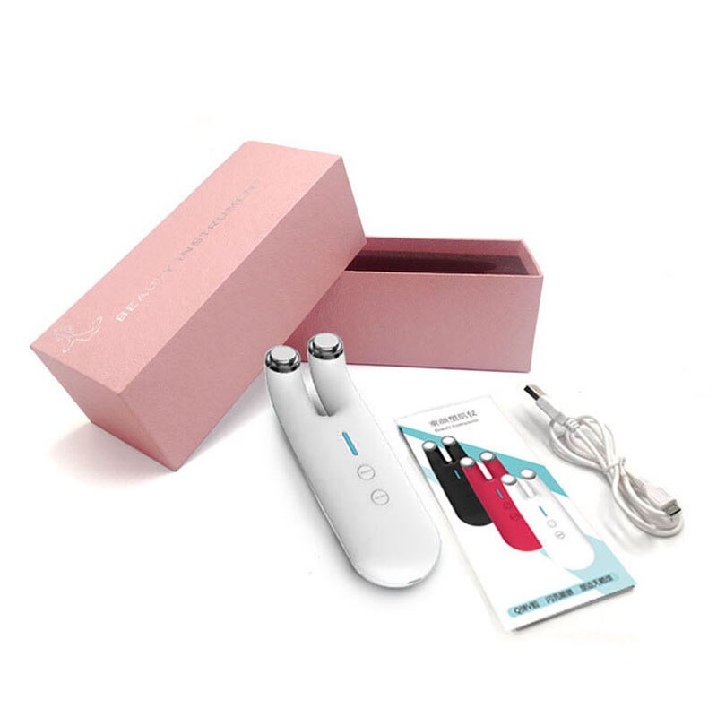 Rechargeable RF Radio Frequency Wrinkle Removal Device EMS Microcurrent Facial Lifting Tighten Massager Skin Beauty Care Machine