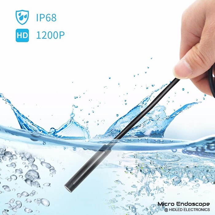 Micro Endoscope d'inspection industrielle Wifi 1200P HD | Micro-Endoscope pour téléphone, Pad et PC