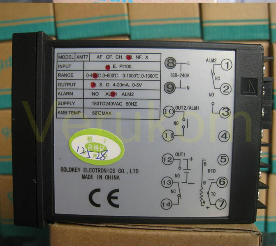1PC PXR-7 Series XMT7-8011 K type Digital Temperature Meter Controller Relay Output Thermo Thermometer