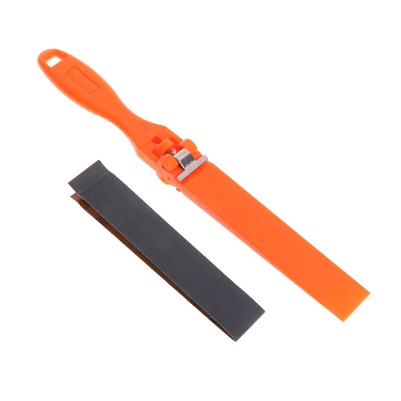 Handige Handleiding Plastic Zand Paperclip Roll Bar Schuurpapier Houder Ergonomisch Handvat Schuurpapier Staven Polish Slijpen Tool