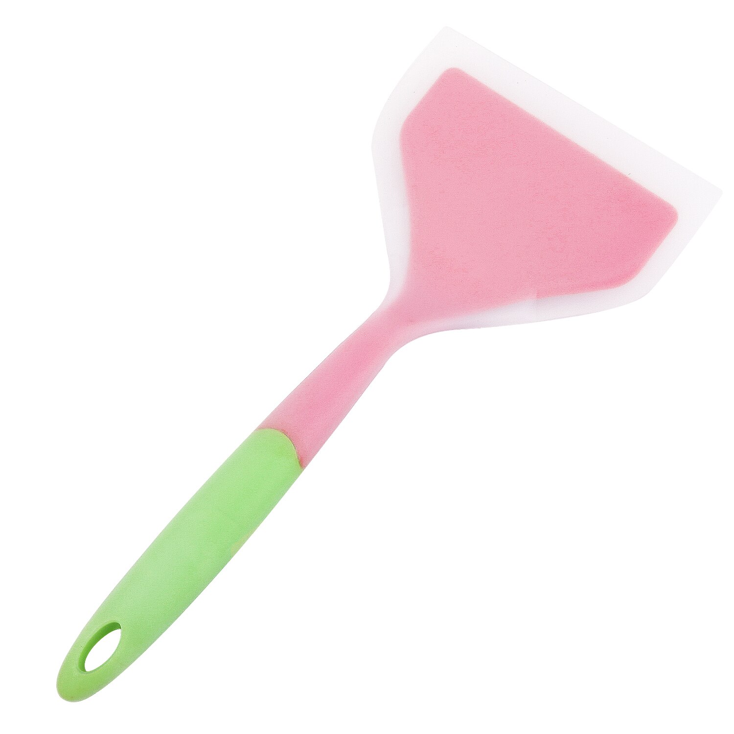 Pro Home Cooking Utensils Silicone Spatulas Beef Meat Egg Kitchen Scraper Wide Pizza Shovel Non-stick Turners Food Lifters Tool: A - Pink