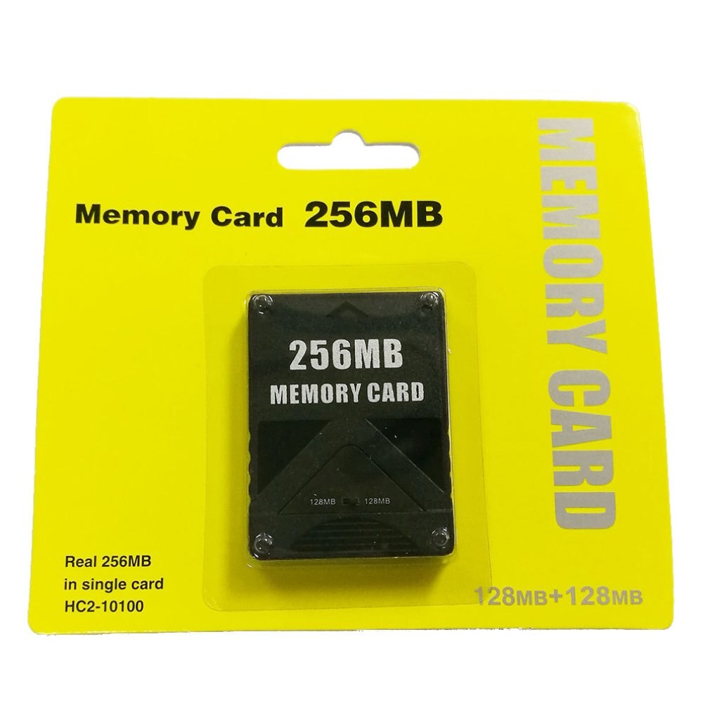 Pour PS2 8MB/16MB/32MB/64MB/128MB/256MB carte mémoire cartes d'extension pour Sony Playstation 2 PS2 carte mémoire noire: 256MB