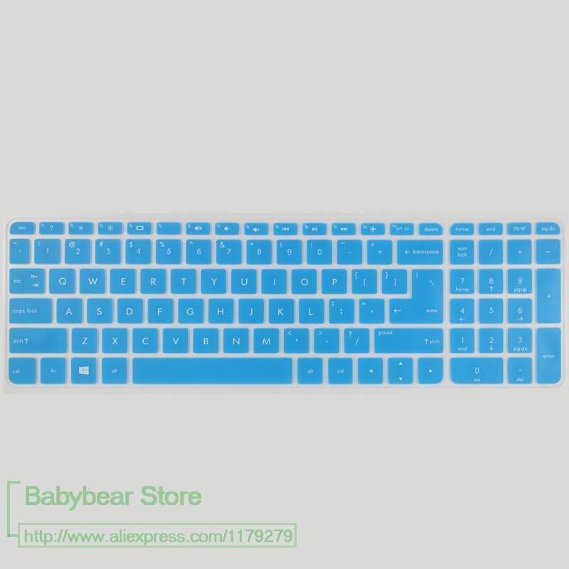 17.3 polegada de Silicone teclado do laptop tampa da pele Para HP Pavilion 17 17-ab419ur 17-ab403nf 17-ab406nq 17-ab422ur 17-ab455nd ab497nd: blue