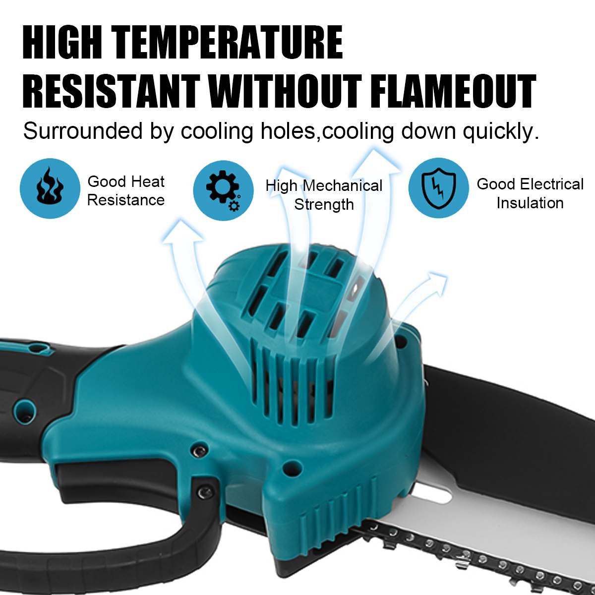 Mini tronçonneuse électrique sans fil de 8 pouces/6 pouces, vitesse Variable, travail du bois, outil de jardinage pour batterie Makita 18V