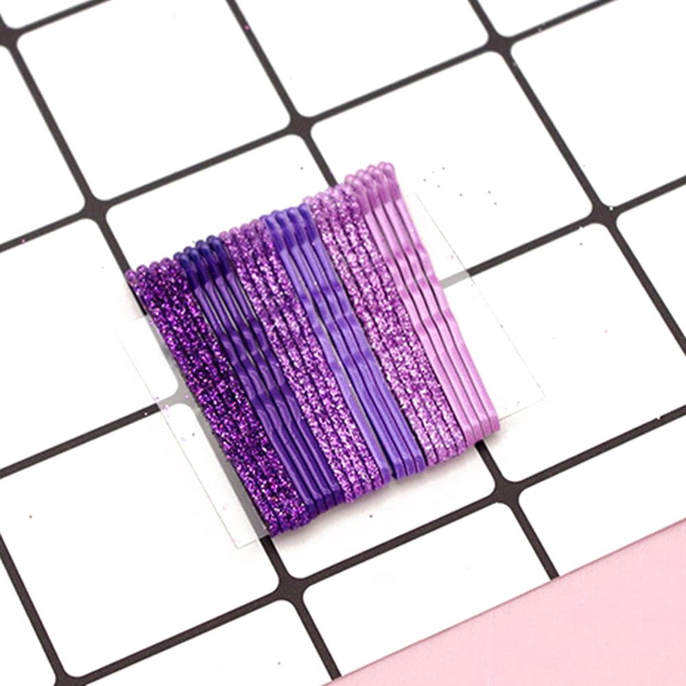 Pince à cheveux Invisible Wave pour femmes | 24 pièces/ensemble épingles à cheveux noires, Barrette pour cheveux, accessoires: 8