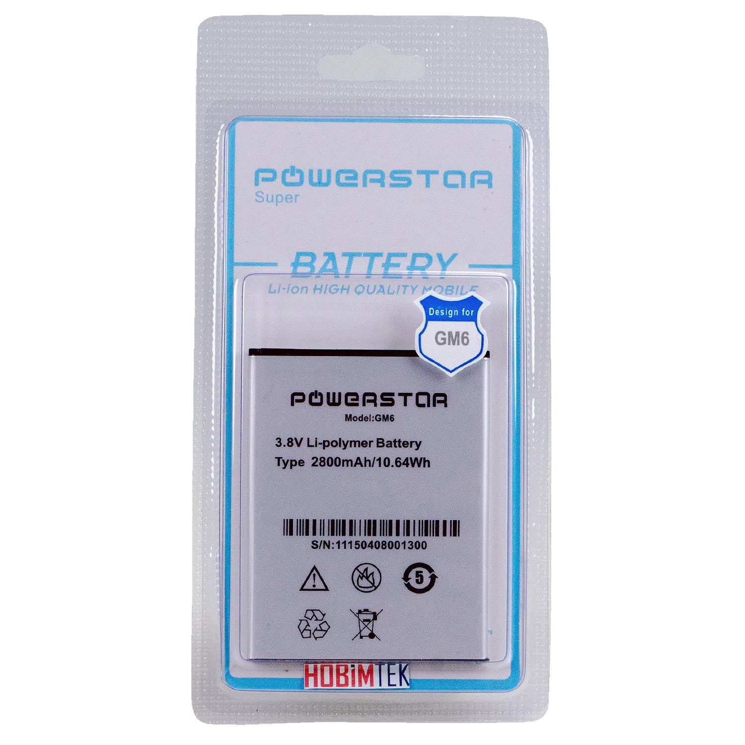 General Mobile Discovery GM 6 Battery Battery 2800mAh Powerstar