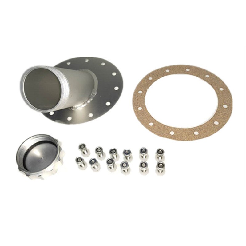 SPSLD-piezas de automóvil modificadas a tapa de Combustible General, tapa de tanque a prueba de explosiones, inclinada a 45 grados, de aluminio de 14cm