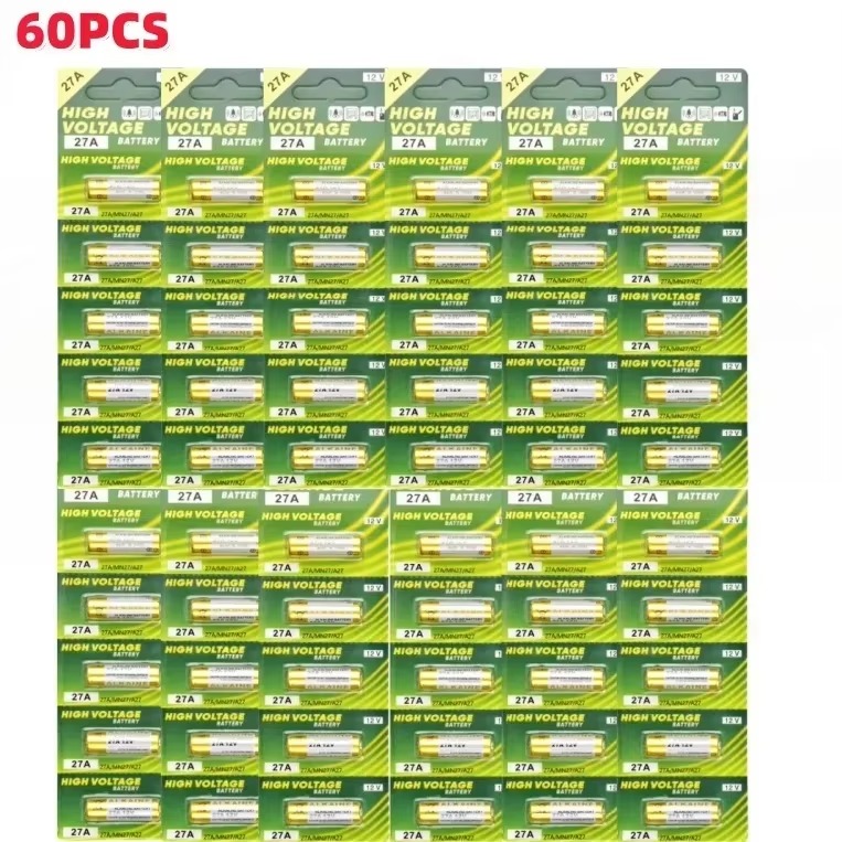 5-60PCS 27A 12V Batterie A27 27A G27A MN27 MS27 GP27 V27GA Für Türklingel, rollladen, Garage tür Fernbedienung, Trockenen Alkaline Batterie: Rot