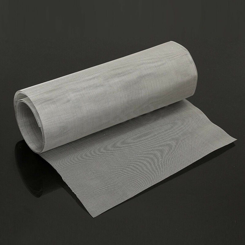 120x30cm/47.2x11.8" Roll 25 Mesh Stainless Steel 316 Cloth Screen Filter Sheet
