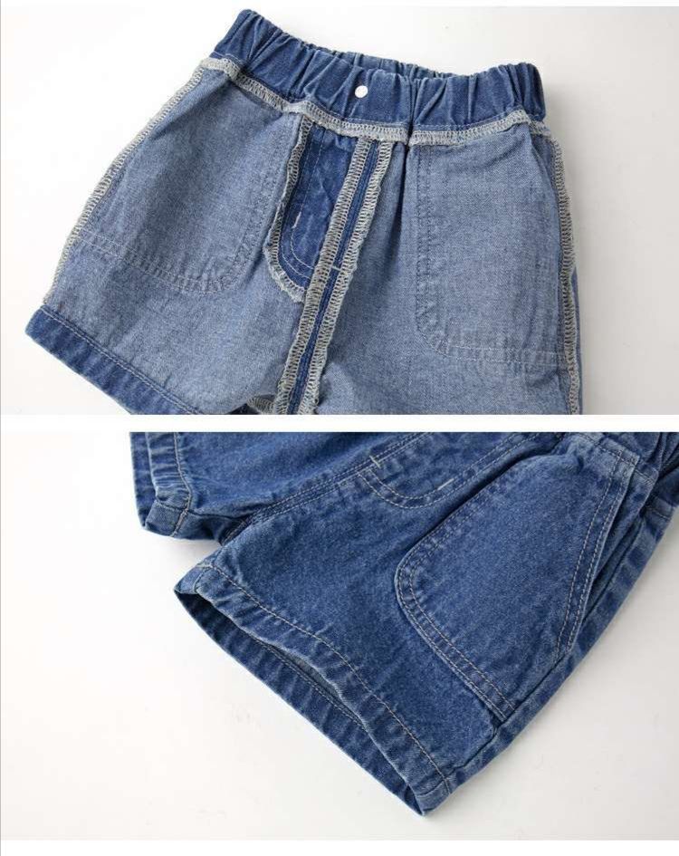 VIDMID jeans casual per ragazzi e ragazze pantaloncini per bambini pantaloncini di jeans estivi per bambini P6120