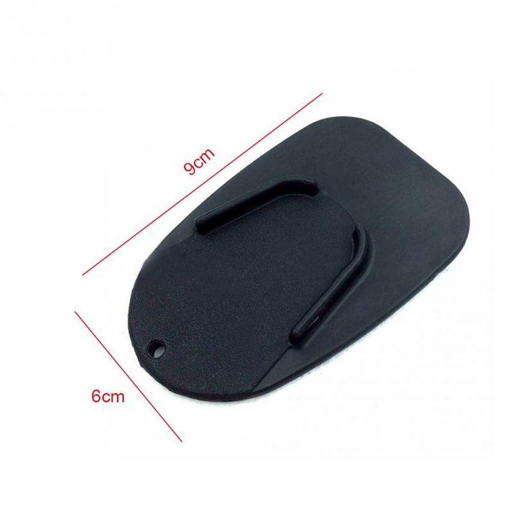 Supporto per estensione piastra antiscivolo in plastica nera Accessori per moto Cavalletto Supporto per cavalletto per moto