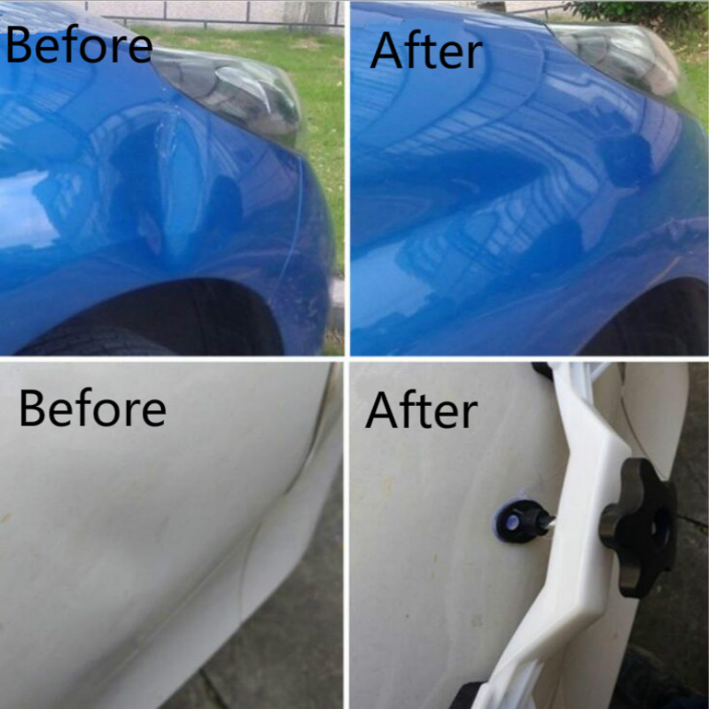 Paintless Dent Repair Hand Tool Kit Set Instrument Car Body Hail Damage Fix Bridge Pulling Dent Adhesive Glue Removal Tab