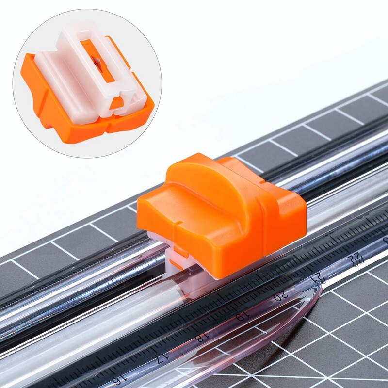 Paper Cutter Replacement Blade Trimmer Cutting Replacement Blade Trimmer Blades with Automatic Security Safeguard for A4 Paper T