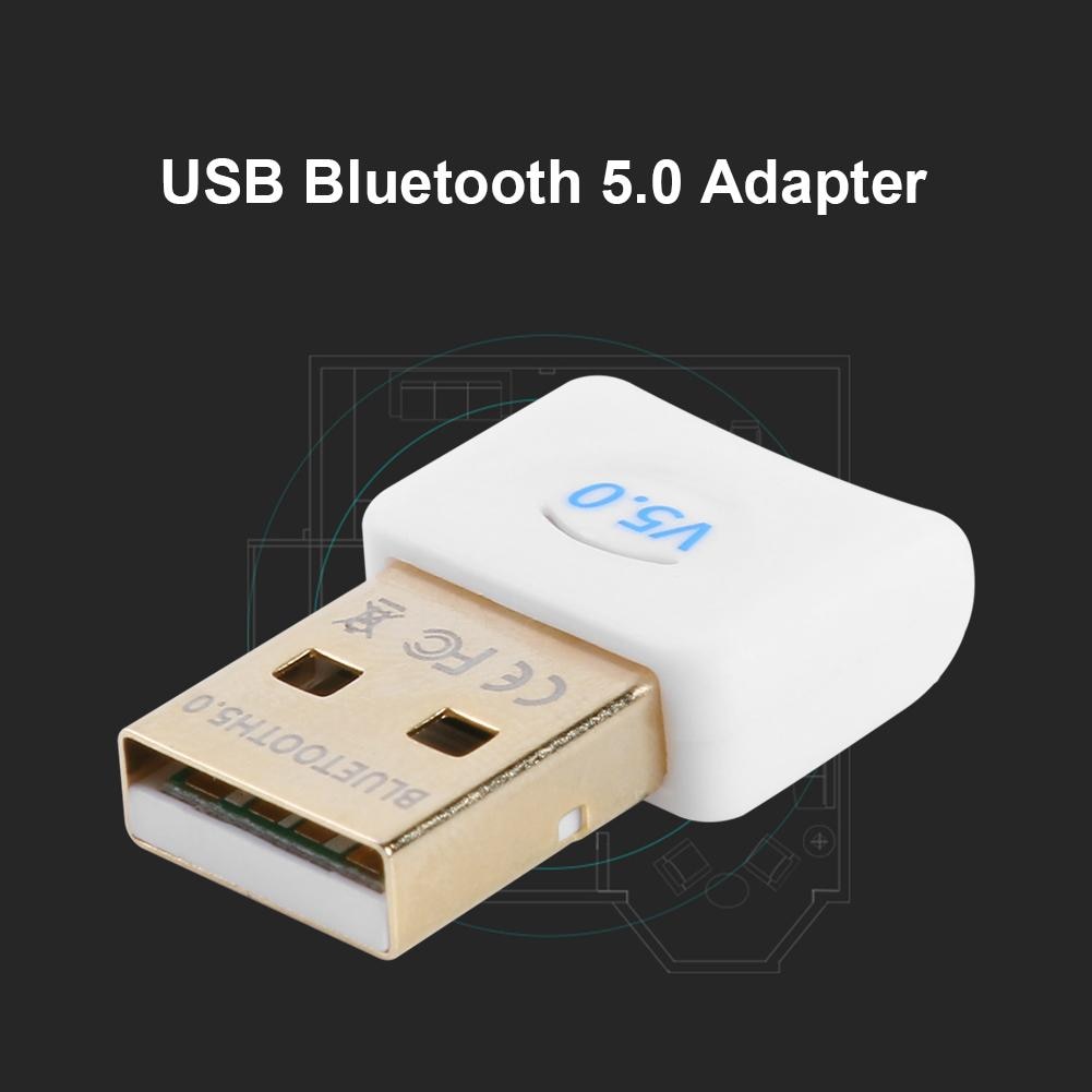 USB Bluetooth 5,0 Dongle Adapter mit CD Gebaut-in Fahrer für Bluetooth Geräte Anwendbar zu Fenster 7/8/10/Aussicht/XP Mac