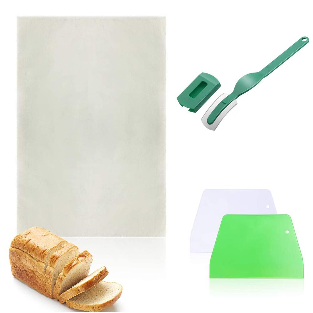 French Baguette Baking Tools Kit Thicken Durable With Proofing Linen Cloth Fermented Couche Baking Supplies: 01