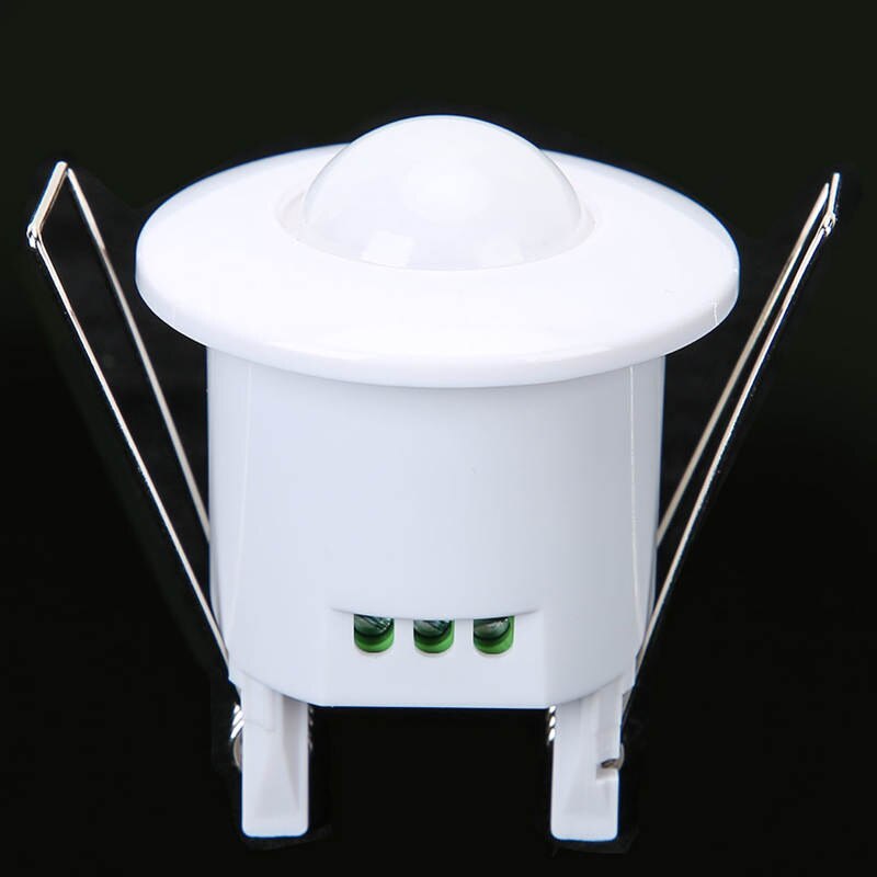 Recessed Automatic Infrared PIR Motion Sensor Switch with Time Delay for Ceiling Light 100V-240V sensor de