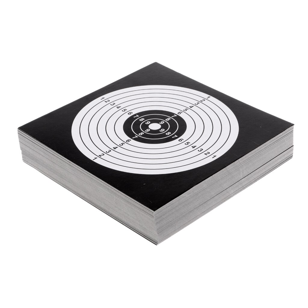 100x Adhesive Reactive Paper Targets for Practice
