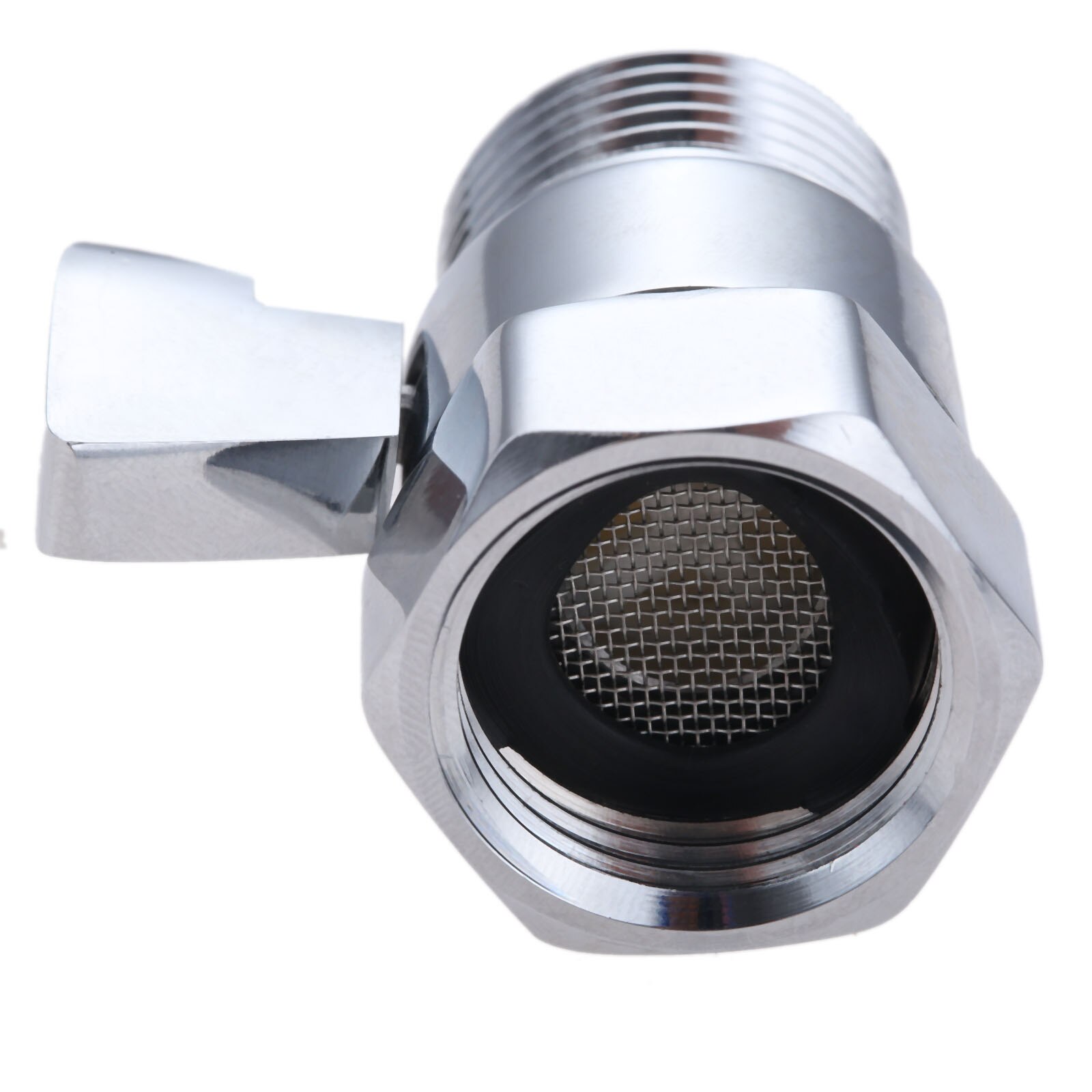 ABS Brass Flow Control Water Pressure Reducing Controller Hand Held Sprayer Head Shut Off Stop Switch For Shower Supply