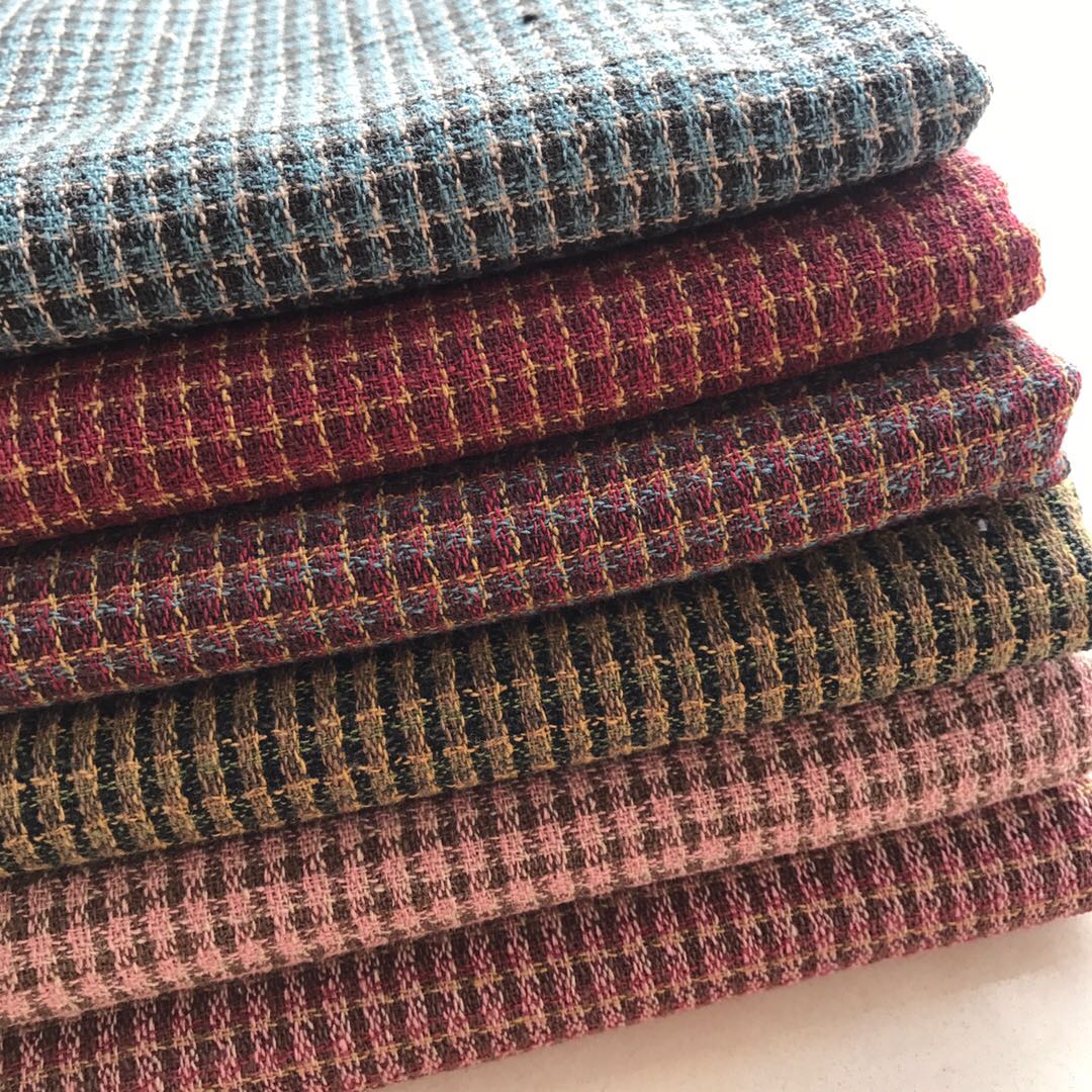 Przędza barwiona japońskie retro tkanina patchworkowa kołdra rzemiosło tkaniny wiązki aplikacja szycie tkanina pikowana 50*70cm tkanina tela pled