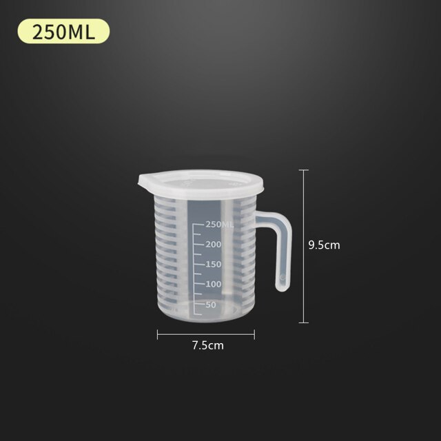 175oz Large Measuring Container Motor Oil Measuring Lawn Measuring Lye Container For Chemicals Measuring Cup: 250ml