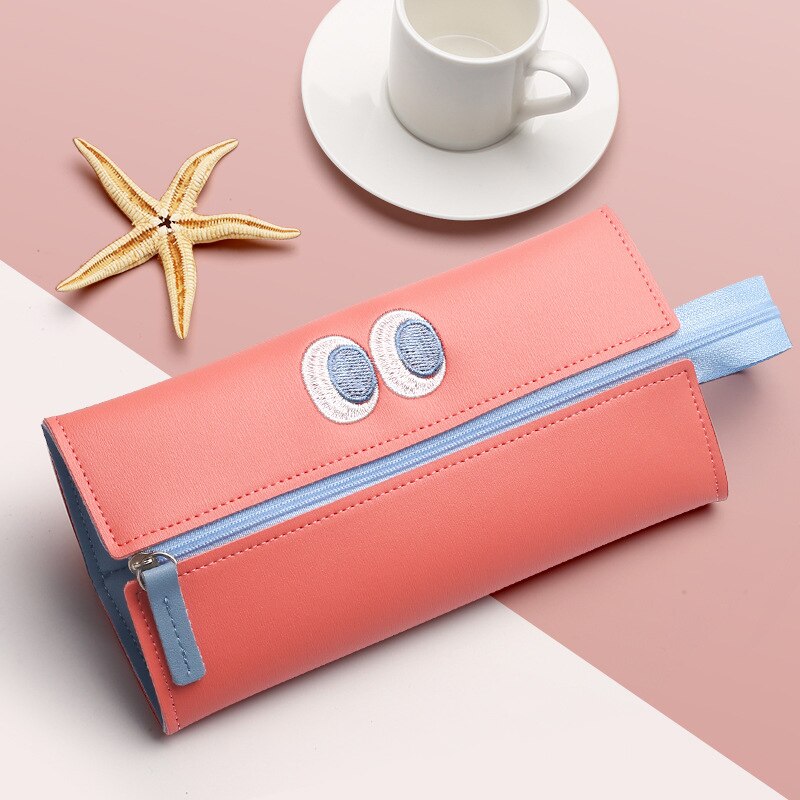 Pencil Case Cases Cute Popular Korean Stationery Pen Bag Pouch Material Escolar Kawaii School Supplies High Capacity Scuola: Pink