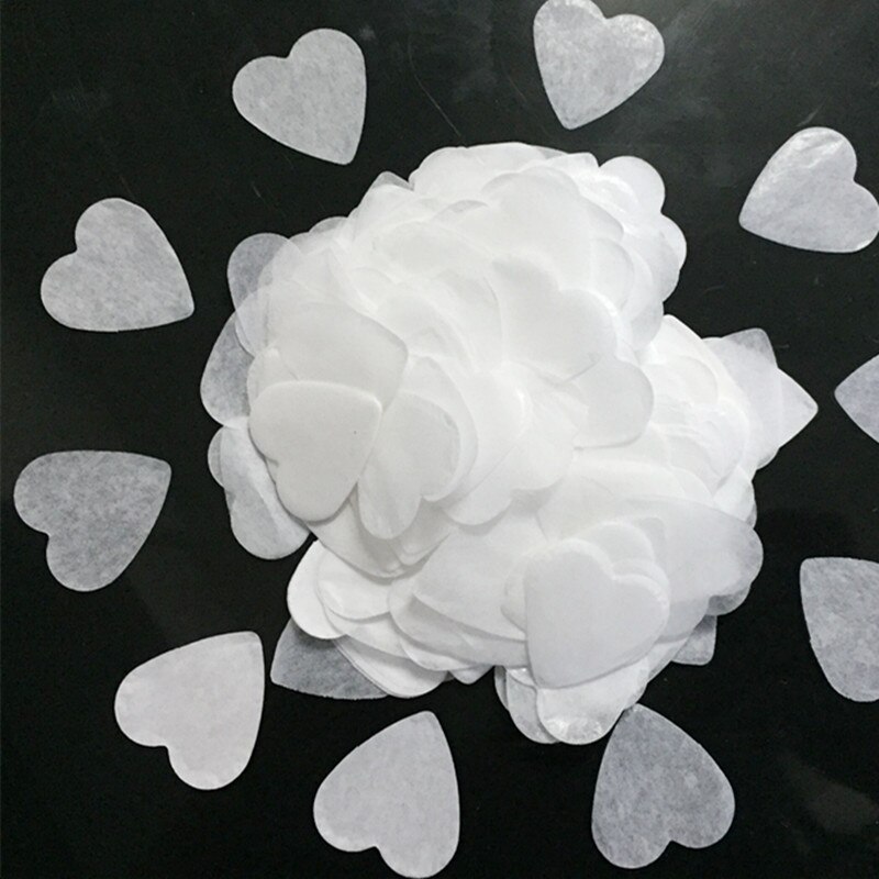 6000 stücke Hochzeit Konfetti Gewebe Weiß Papierfetzen Geburtstag Hochzeit Dekorative CraftsTable streuen Ballon Dekoration