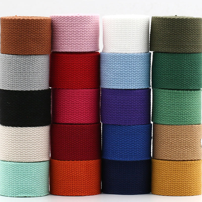 20mm 2 Meter Baumwolle Gurtband Bunte Band Rucksack Gürtel Umreifung NäHenne Gürtel DIY Tasche Zubehör