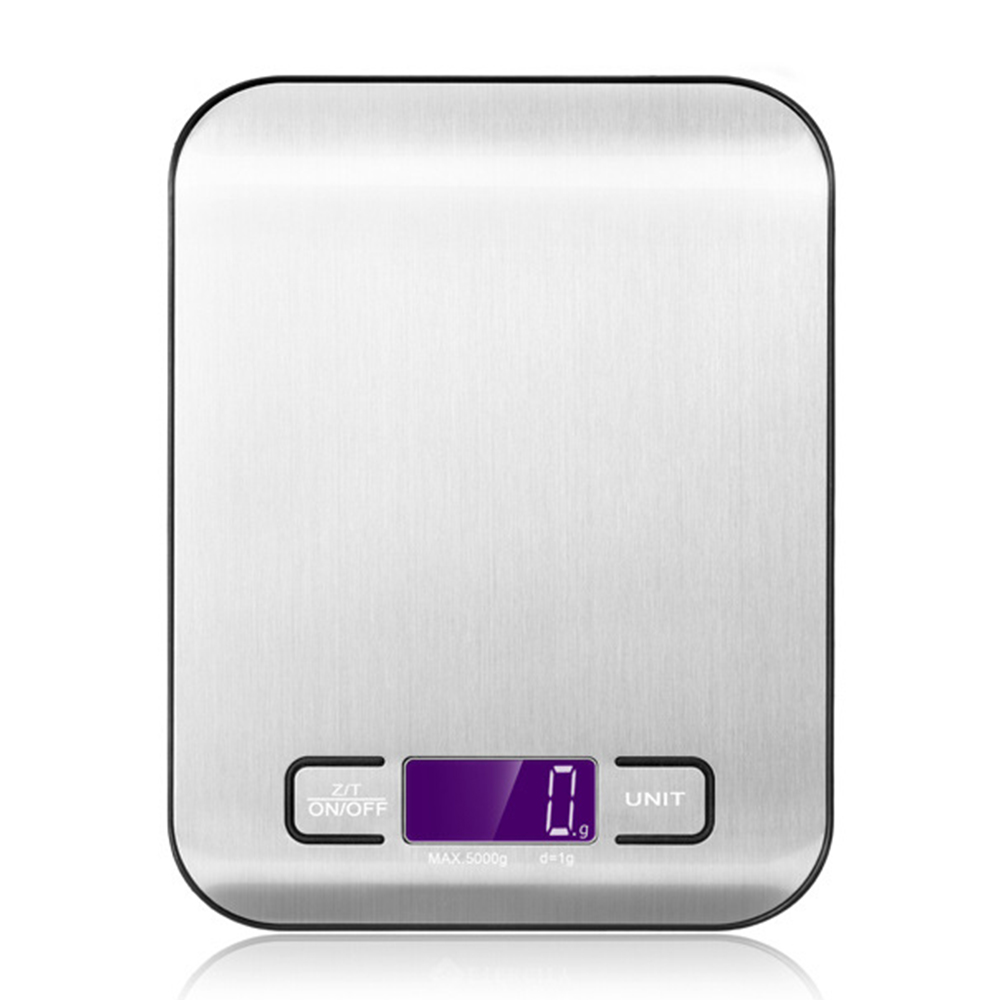 Food Scale Digital Stainless Steel Digital Kitchen Multifunction 5000g/1g Durable And Easy To Clean Measuring Tools