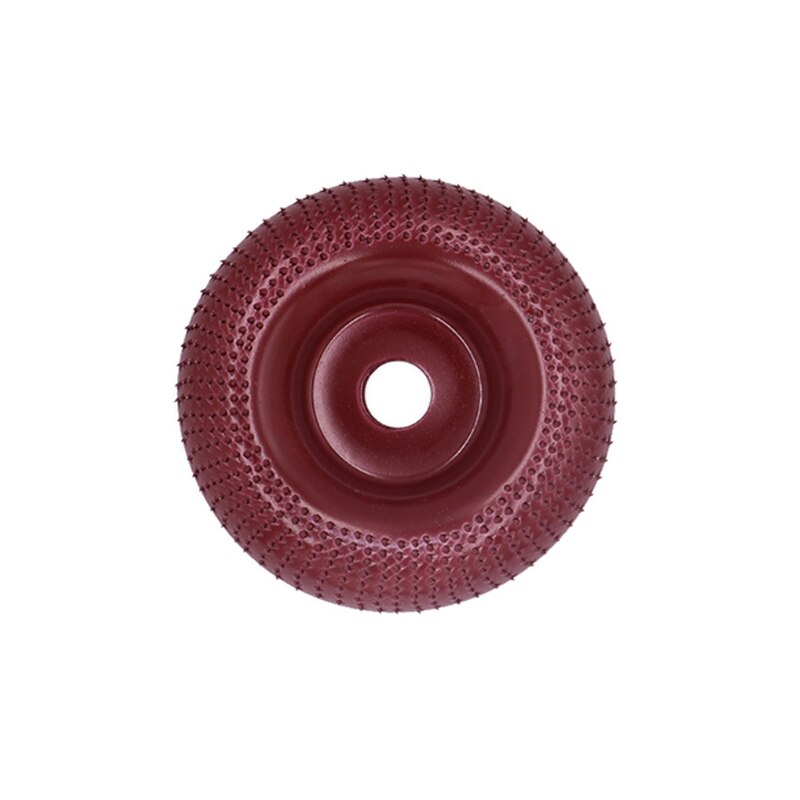 Wood Shaping Disc Tungsten Carbide Carving Disc Grinder Wheel Abrasive Disc Coating Bore Shaping Rotary Tool for Angle Grinder: Wine Red