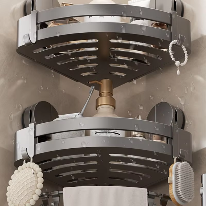 Badkamer Zuignap Type Opbergrek Zonder Ponsen Statiefrek Toilet Muur Hoek Muur Hangende Opbergplank