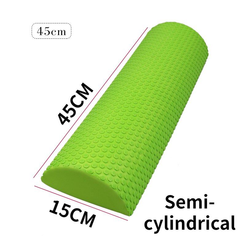 Rouleau demi-cylindre en mousse EVA pour le Yoga,équipement utile pour l&#39;entraînement, blocs, coussins d&#39;équilibre à point flottant, Pilates, massage, 30 – 40 cm,: Rouge