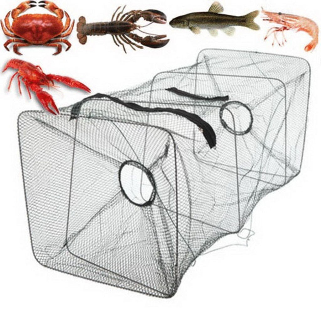 Fish Trap Net casting net durable Fishing Gear Crab Prawn Shrimp Crayfish Lobster Crawdad Foldable fishing net