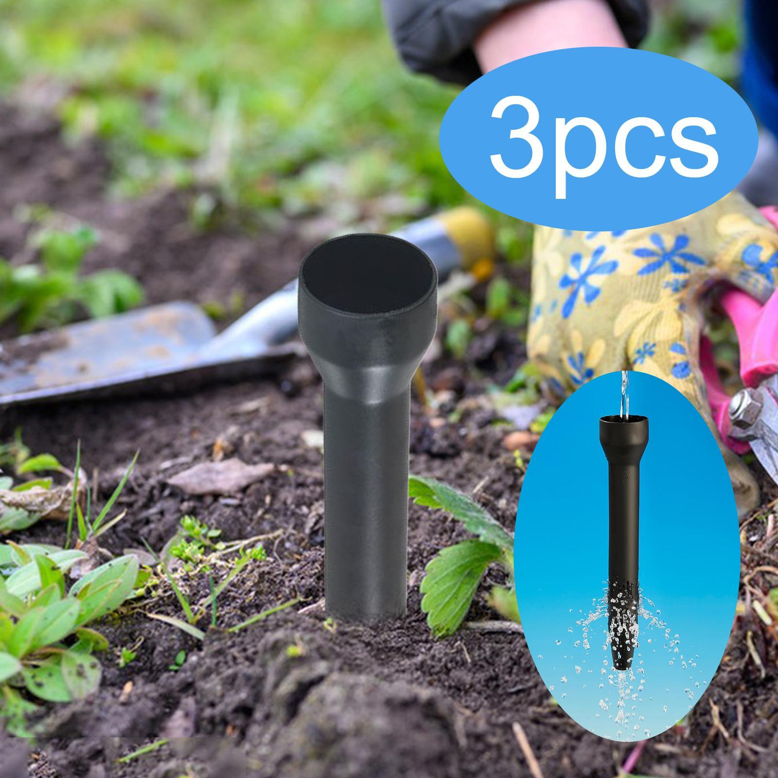 Estacas de riego por goteo profundo, goteros de riego, alimentador de agua, estaca, herramienta de jardinería, pinchos de riego y fertilización de raíces, 3 piezas