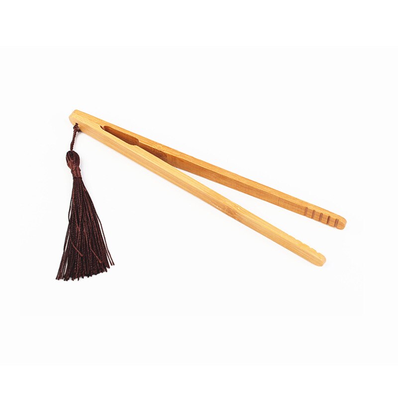 Bamboo Tea Clip Teaware Bamboo Curved Clip Straight Clip Manual Bamboo Chopsticks Bamboo Tweezers Tea Ceremony Accessories: WheatearStraightclip