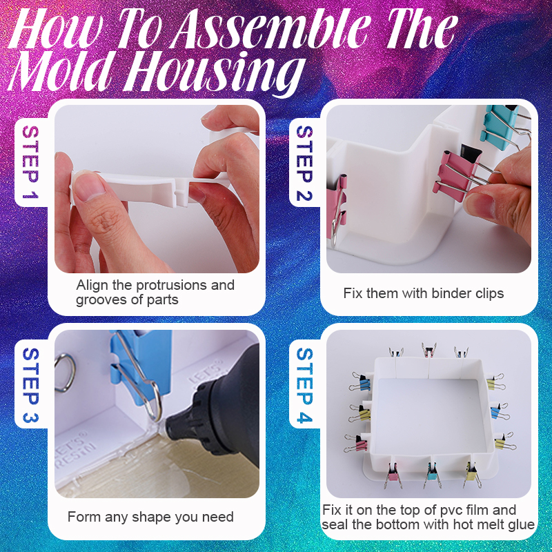 Testkit för tillverkning av silikonformar, snabbhärdande formtillverkning, silikongummi, platinahärdad gjutning, silikon för gjutning av hartsformar