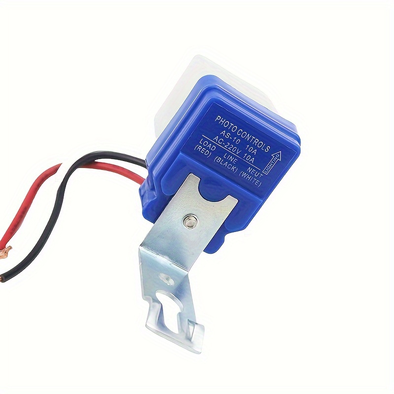 Automatischer automatischer Schalter, Lichtschaltung, Lichtschalter, DC 12 V, 24 V, Wechselstrom, 110 V, 220 V, 50–60 Hz, 10 A, wasserdichter Lichtsteuerungssensorschalter