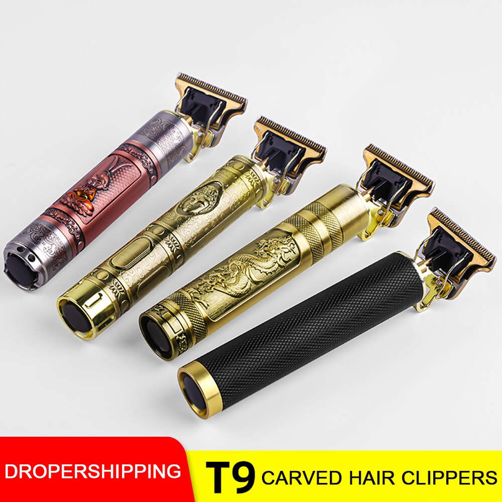 Hair Clippers USB Rechargeable Baldheaded Electric Trimmer Men Barber Cutting Machine Cordless Shaver Battery
