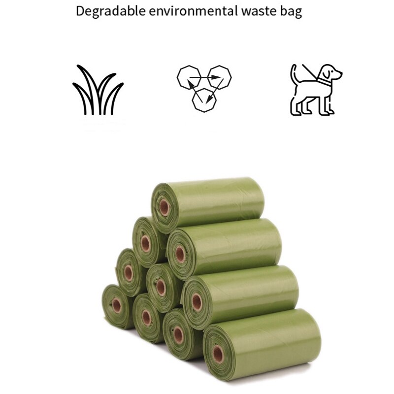 Hond Poo Bags 16 Rolls 240 Zakken Met Dispenser-Biologisch Afbreekbaar, Milieuvriendelijk Kak Tassen Hond