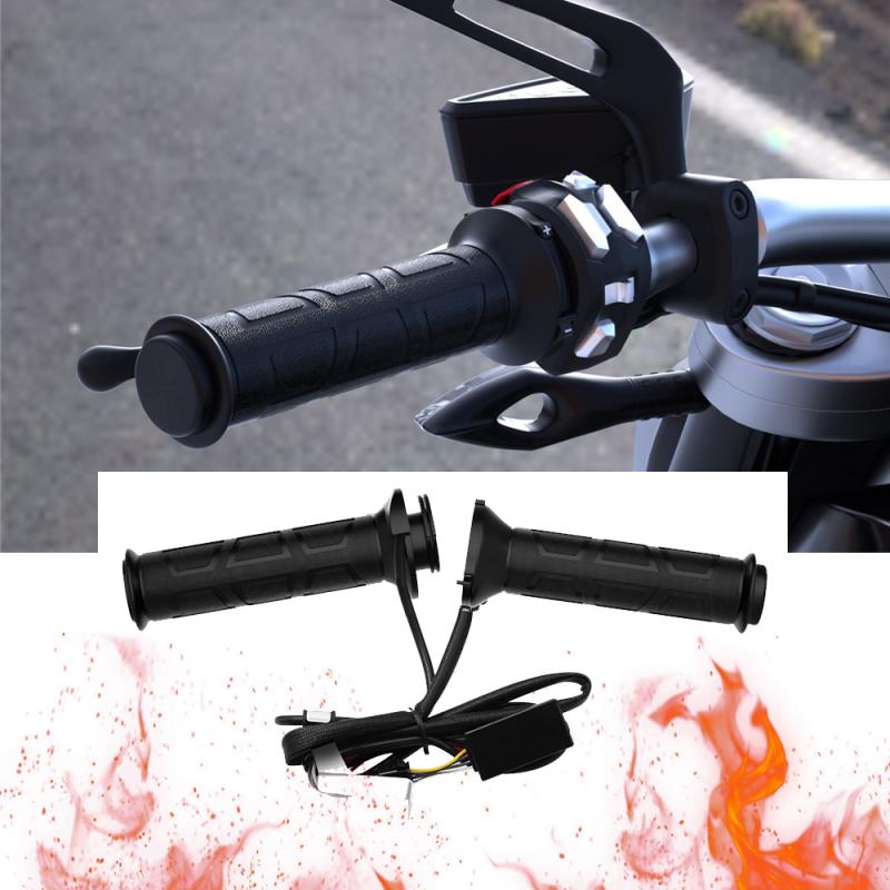 22mm Upgrade Electric Heated Grips Handle Handlebar Adjustable Heating Handle Set AUTO Motorcycle Parts WUPP