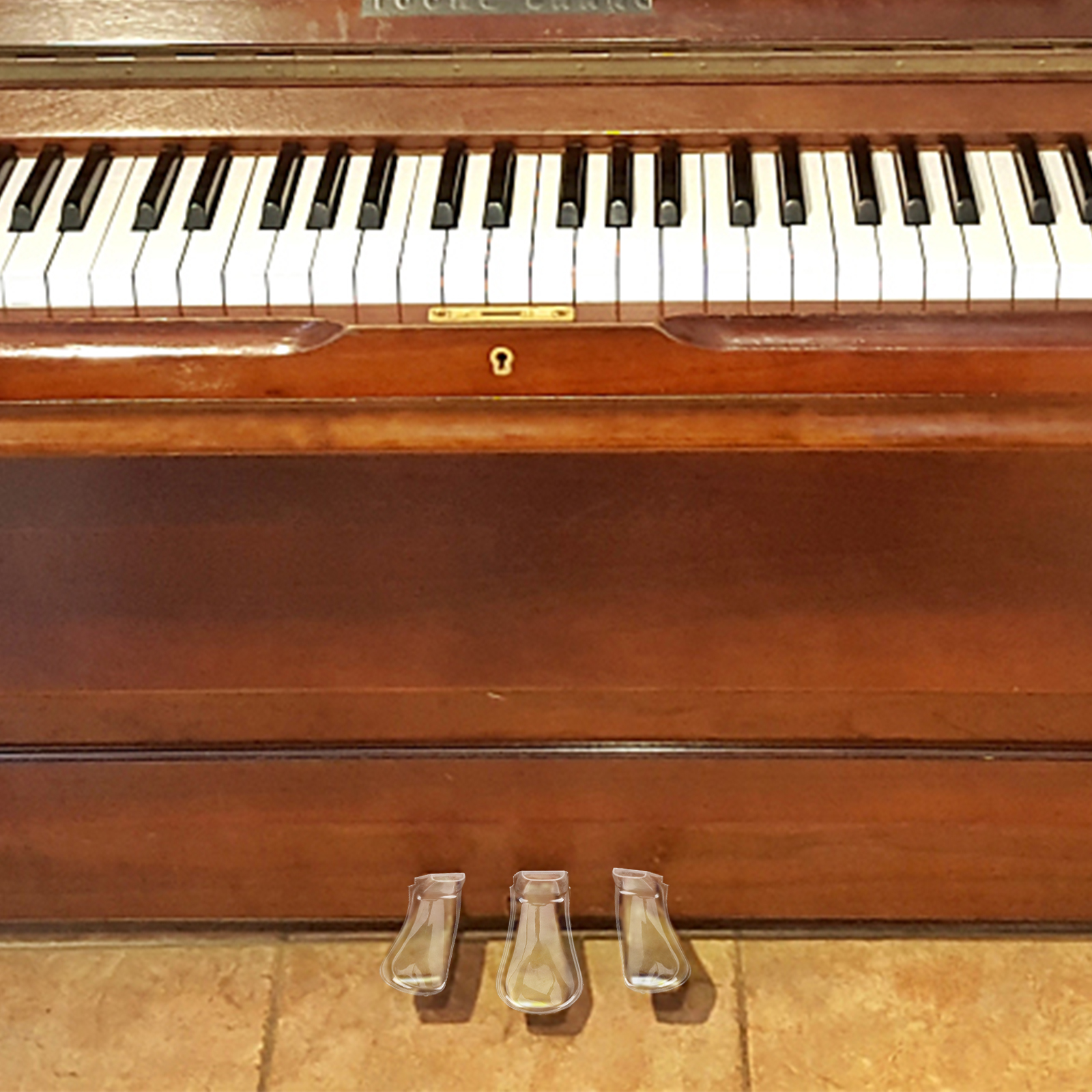 6-delige pianopedaalafdekking toetsenborden beschermhoezen pedalen mouwen voetkussenbeschermers onderdelen accessoires muziekinstrumenten