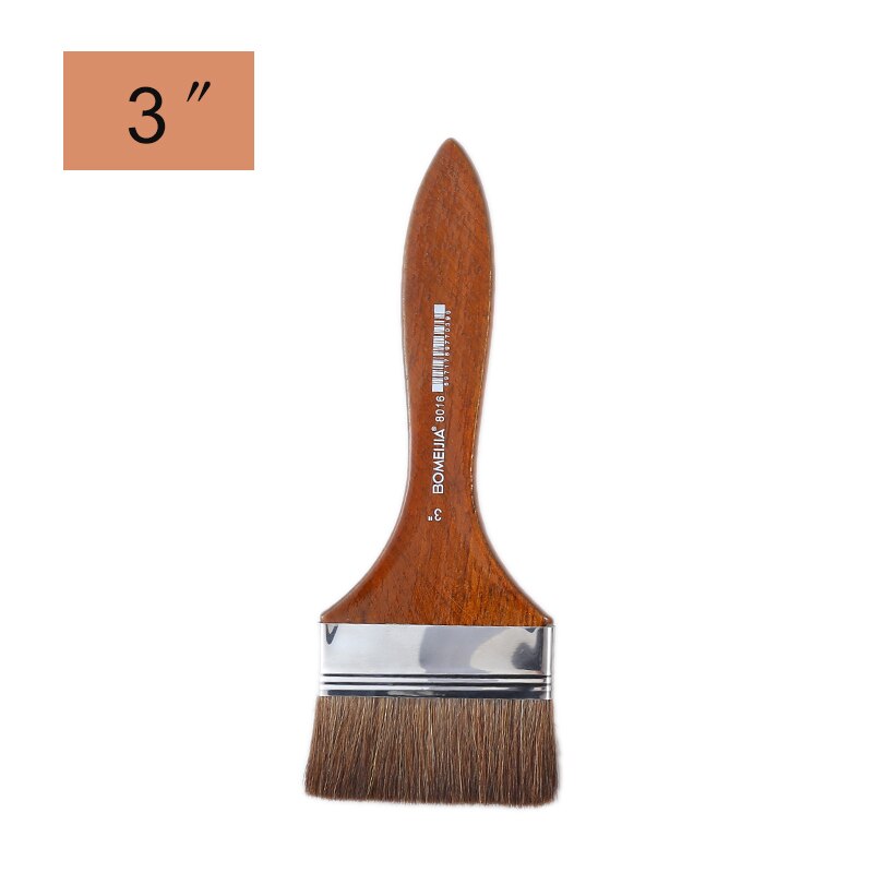 1Pc Paint Brushes Acrylic DIY Graffiti Brush Set For Artist Oil Scrubbing Brush School Drawing Paint Stationery Supplies: 3