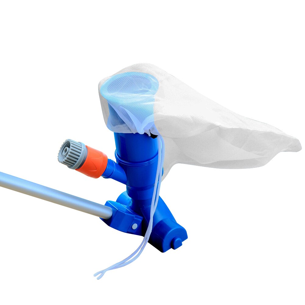 Mini Jet Swimming Pool Vacuum Cleaner Floating Objects Pool Cleaning Tool Suction Head Pond Fountain Vacuum Cleaner Brush Mesh: EU plug A